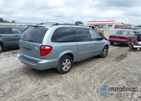 2006 Dodge Grand Caravan Sxt из США, поврежденный, VIN 2D4GP44L96R789238